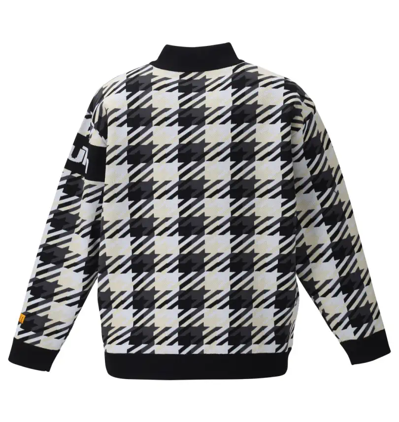 LOUDMOUTH/ラウドマウス ゴルフウェア 軽量 チドリ柄 ニット 蓄熱