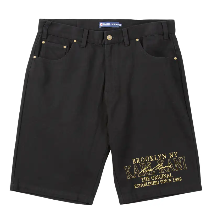 Karl Kani デニムセットアップ 半袖シャツ ハーフパンツ 大きいサイズ デニムハーフパンツ | KARL KANI (カール カナイ