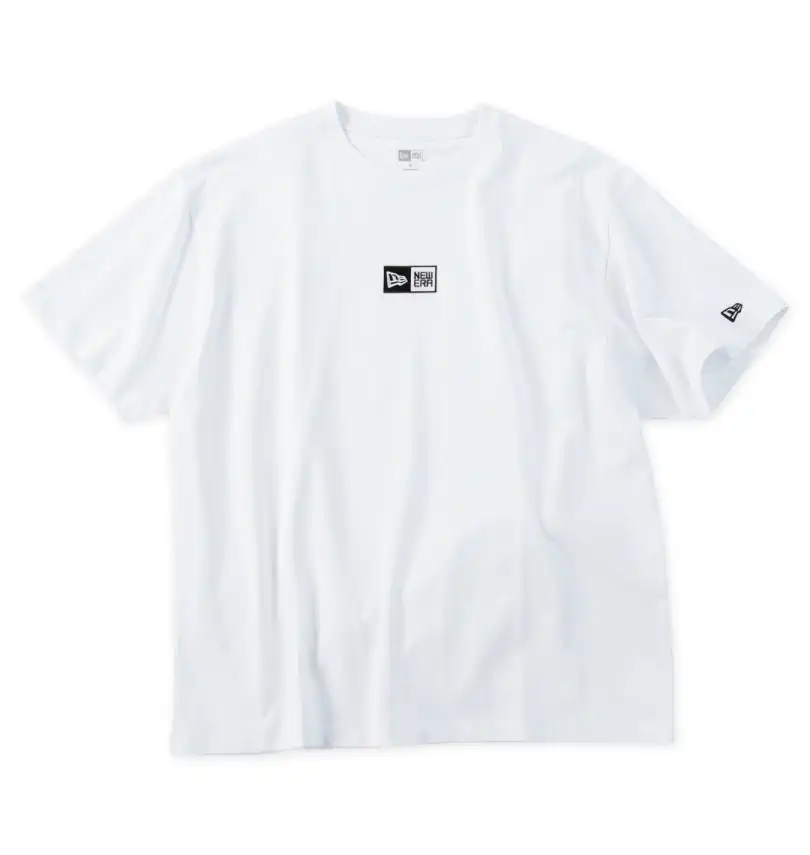 大きいサイズ ボックスロゴ刺繍半袖Tシャツ | NEW ERA (ニューエラ