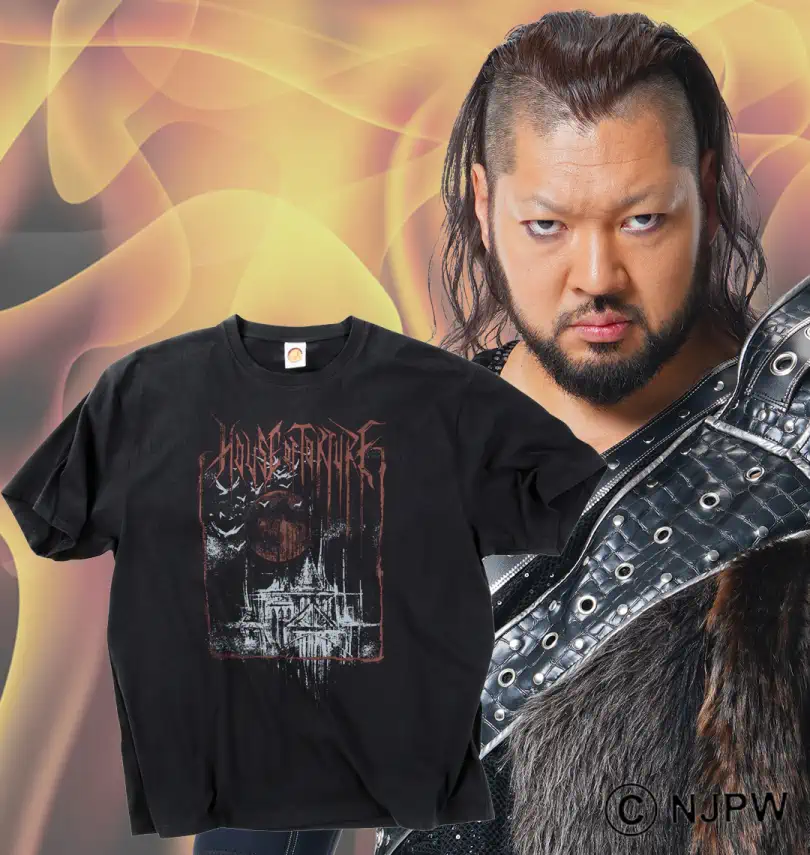 大きいサイズ HOUSE OF TORTURE「RED MOON」半袖Tシャツ | 新日本