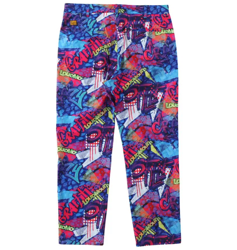 LOUDMOUTH&frasl;ラウドマウスエンボス柄 ストレッチ ロングパンツ&frasl;UVカット LOUDMOUTH（ラウドマウスゴルフ） ラウドマウス メンズ  トラック