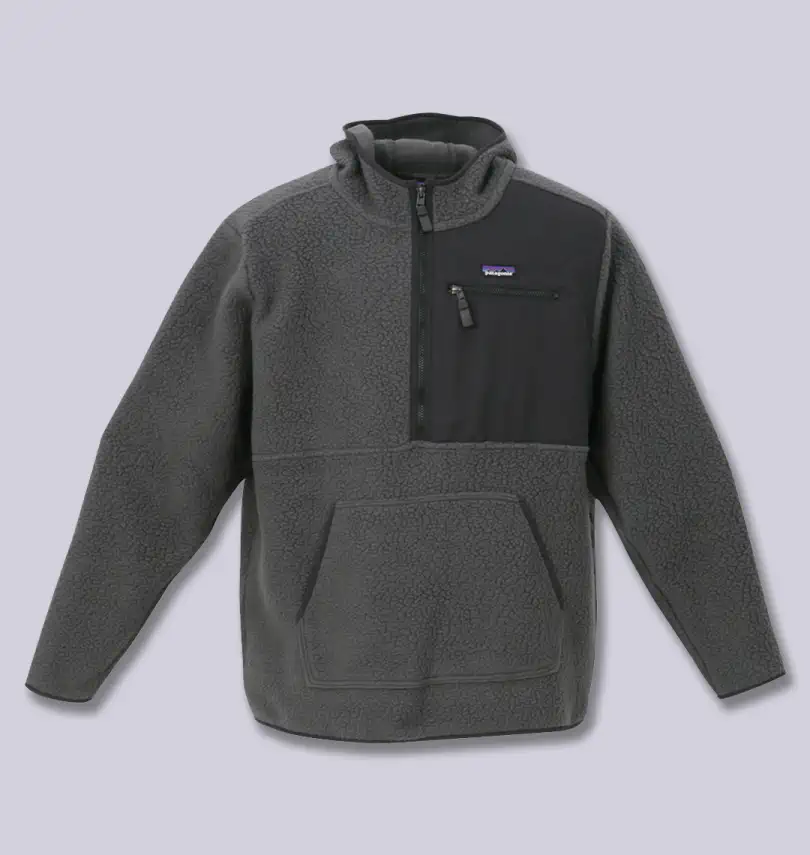 大きいサイズ ハーフジップフリースパーカー | PATAGONIA (パタゴニア