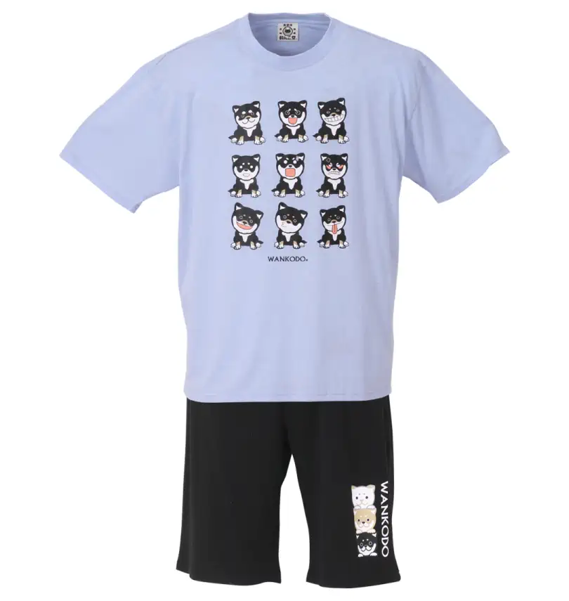 【1点限り！】CAT 　Tシャツ　ハーフパンツ  上下セット　グレー　ブラック