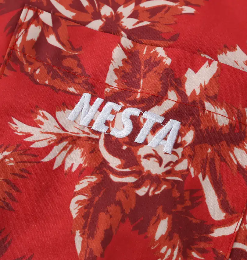 大きいサイズ ボタニカル柄オープンカラー半袖シャツ | NESTA BRAND