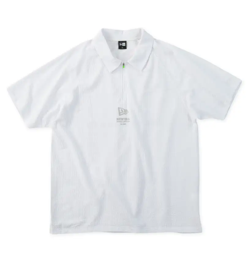大きいサイズ シアサッカージップ半袖ポロシャツ | NEW ERA GOLF