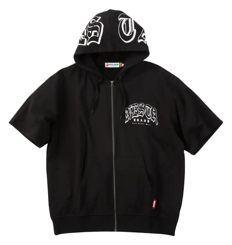 大きいサイズ 半袖フルジップパーカー | NESTA BRAND (ネスタブランド