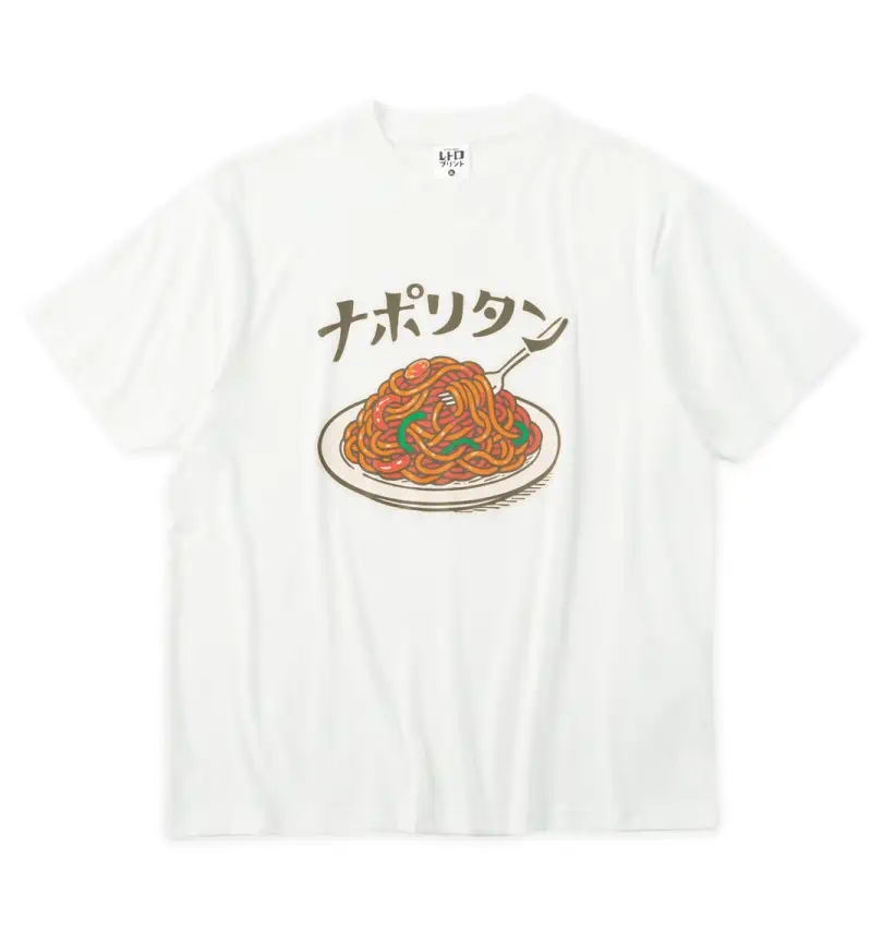 大きいサイズ ナポリタン半袖Tシャツ | レトロプリント | 大きいサイズ