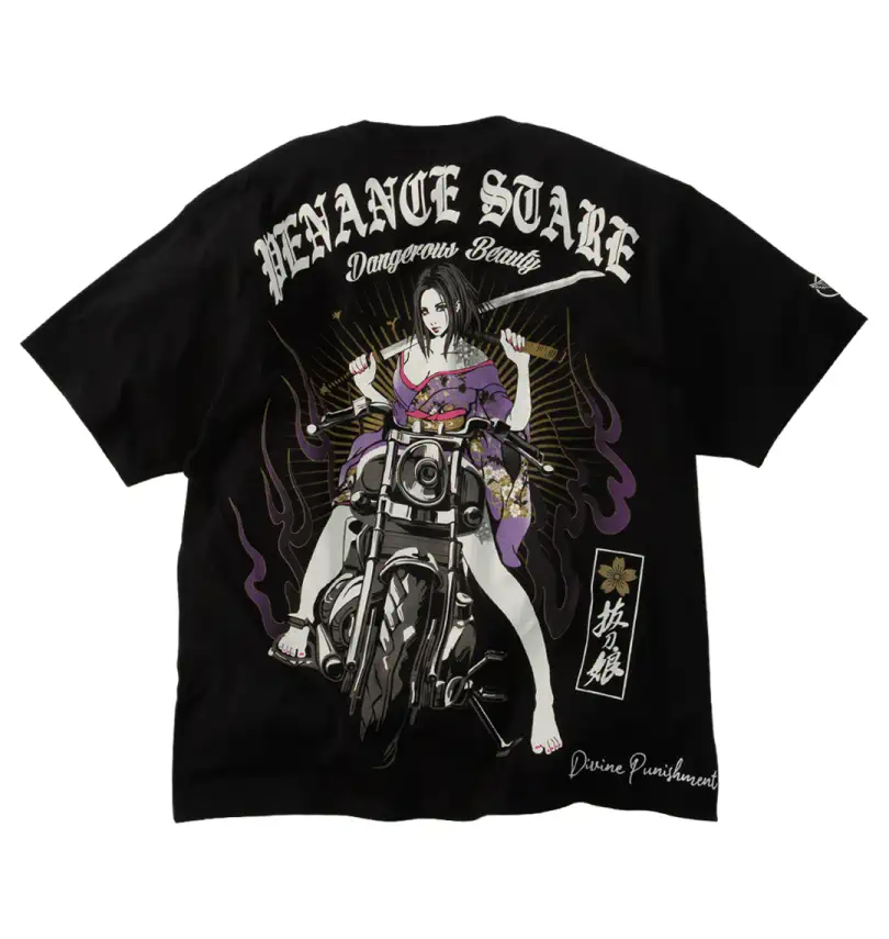 大きいサイズ 凛RIDE半袖Tシャツ | 絡繰魂抜刀娘 (カラクリタマシイ