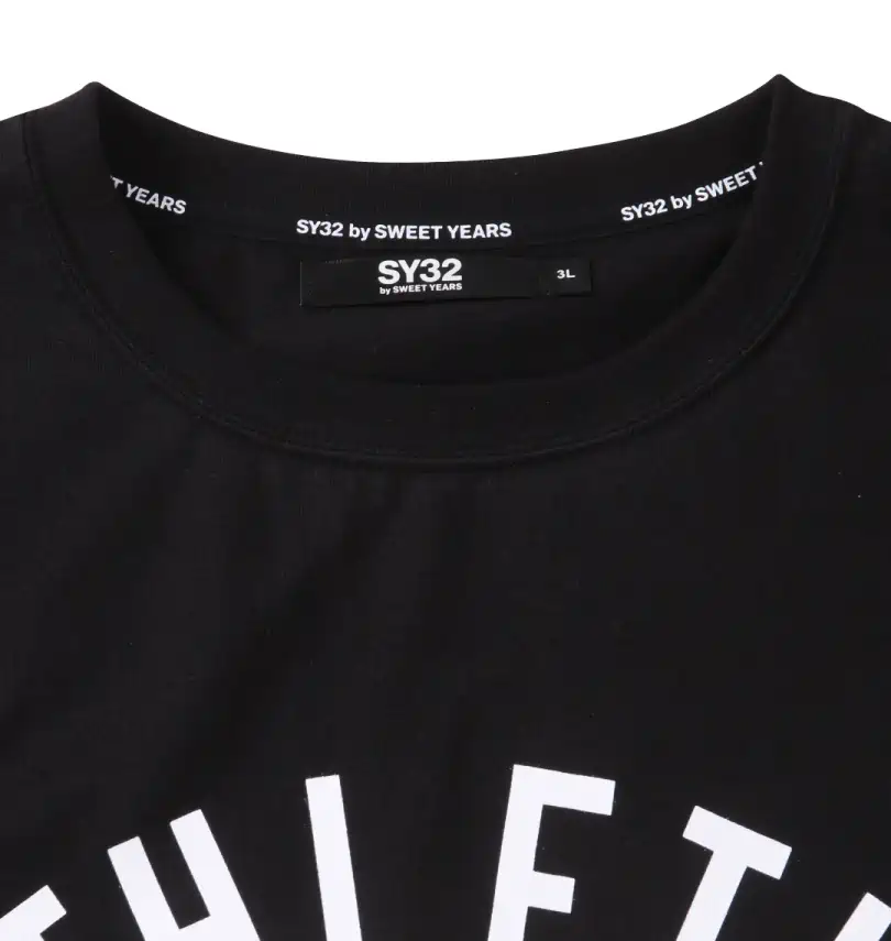 大きいサイズ カレッジロゴ半袖Tシャツ | SY32 by SWEET YEARS