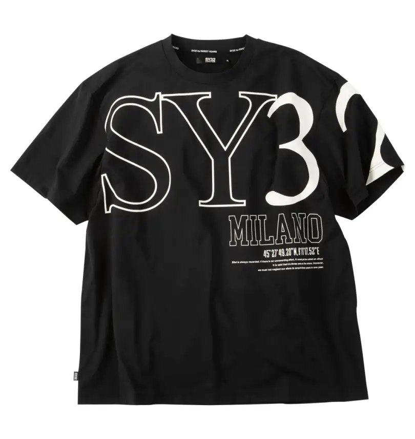 大きいサイズ ビッグロゴ半袖Tシャツ | SY32 by SWEET YEARS (エスワイ