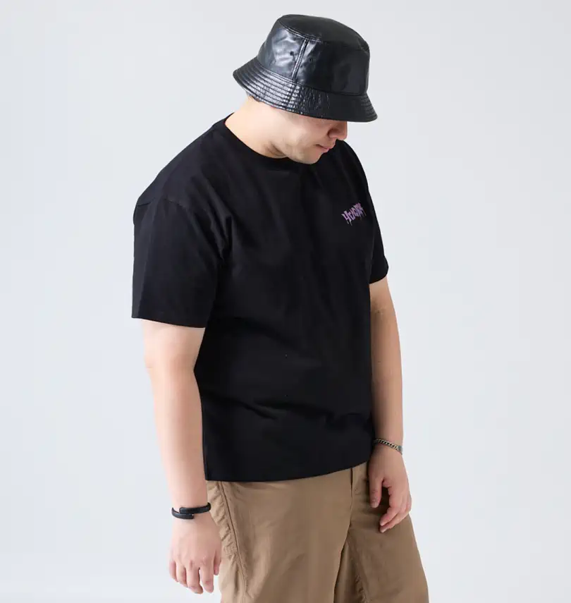 大きいサイズ スプレーボーイ柄天竺半袖Tシャツ | ATC×NEW JACK