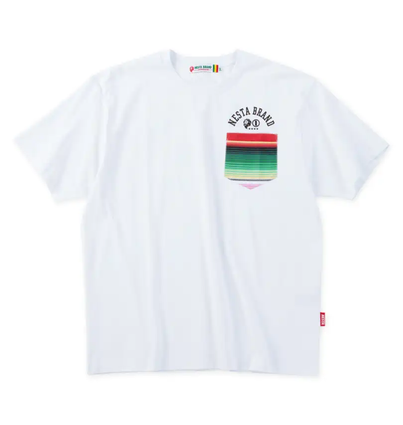 大きいサイズ 天竺ポケット付半袖Tシャツ | NESTA BRAND (ネスタ