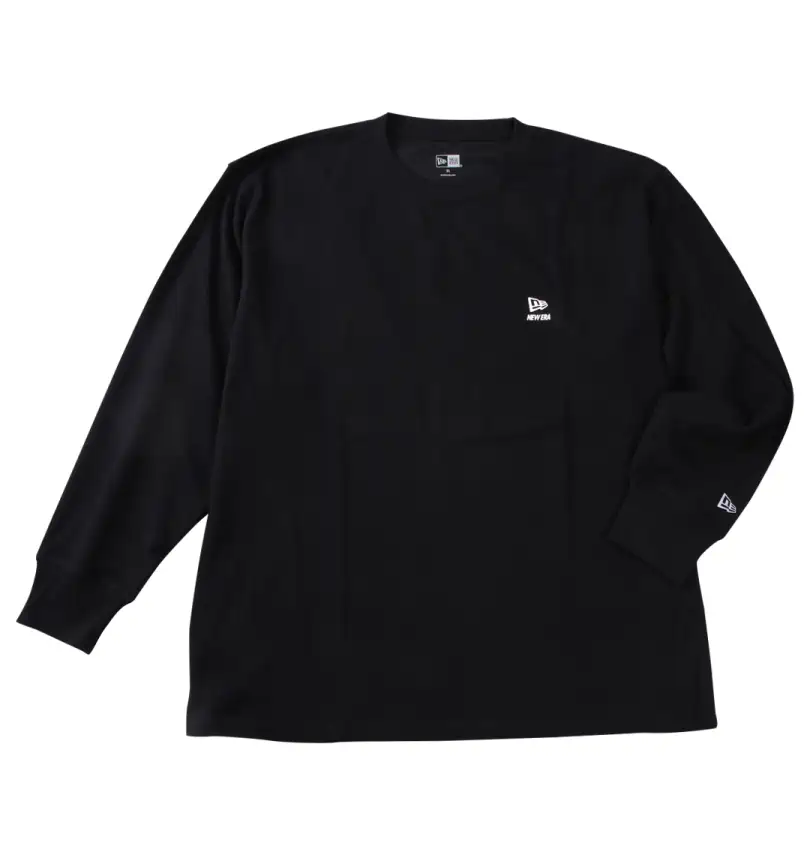 大きいサイズ アウトラインズームアップロゴ長袖Tシャツ | NEW ERA 