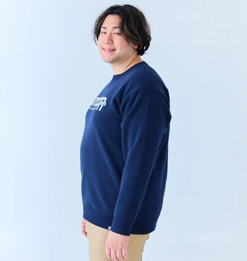 大きいサイズ 裏起毛クルートレーナー | OUTDOOR PRODUCTS (アウトドア