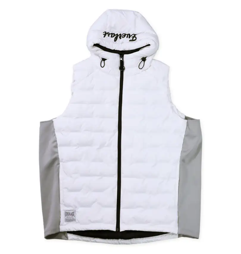 大きいサイズ 脇切替防風フードベスト | EVERLAST (エバーラスト