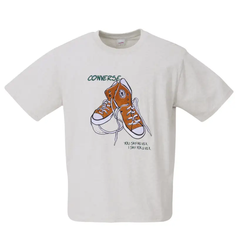 大きいサイズ サガラ刺繍半袖Tシャツ | CONVERSE (コンバース