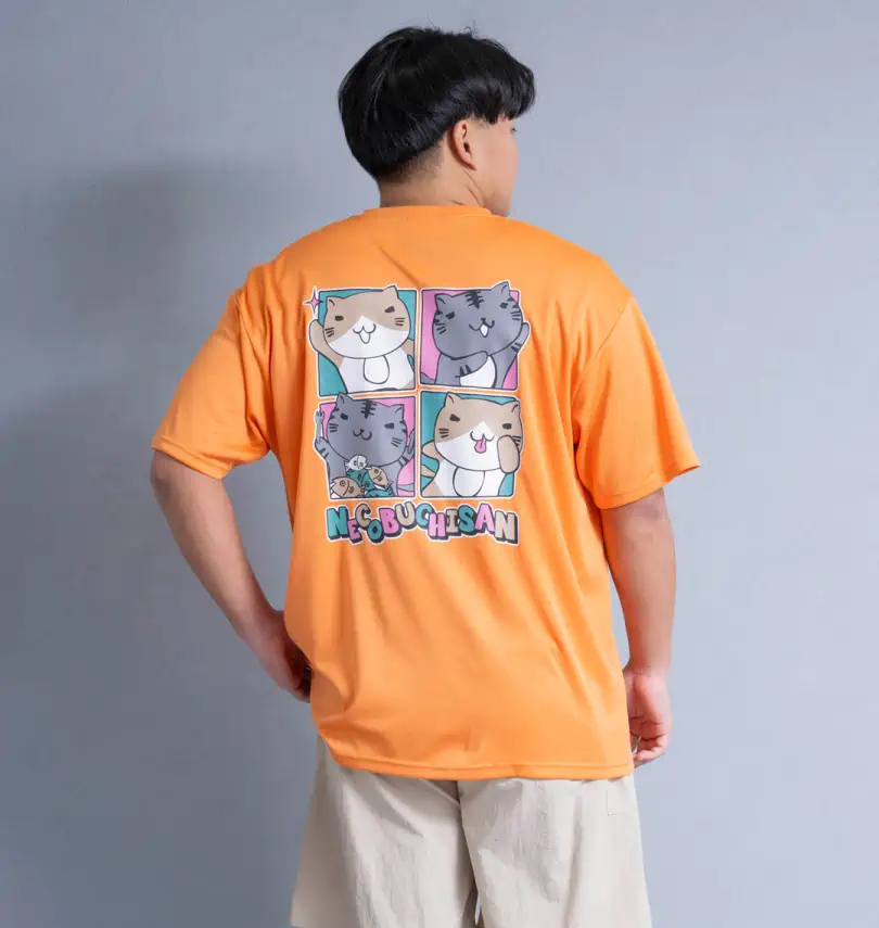 大きいサイズ DRYハニカムメッシュ半袖Tシャツ | NECOBUCHI-SAN