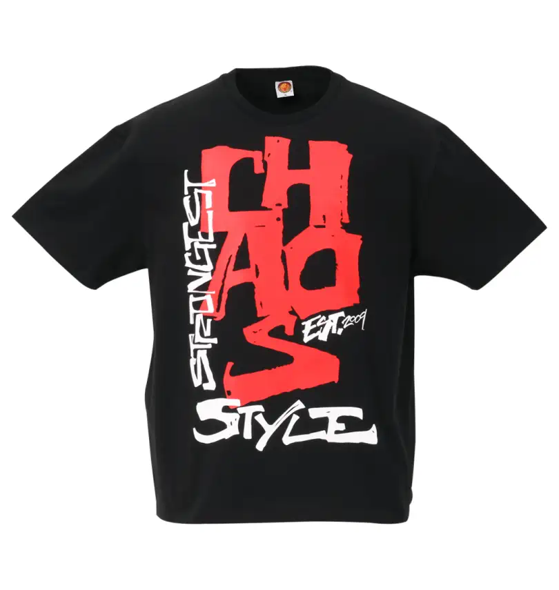 Chaos Strongest Style 半袖tシャツ 新日本プロレス シンニホンプロレス 大きいサイズのメンズ服通販 ミッド インターナショナル 商品番号1178 9239