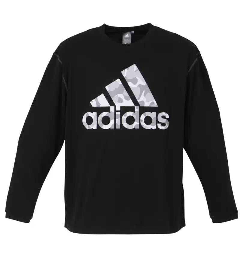 大きいサイズ カモフラbos長袖tシャツ Adidas アディダス 大きいサイズのメンズ服通販ミッド 1278 2341