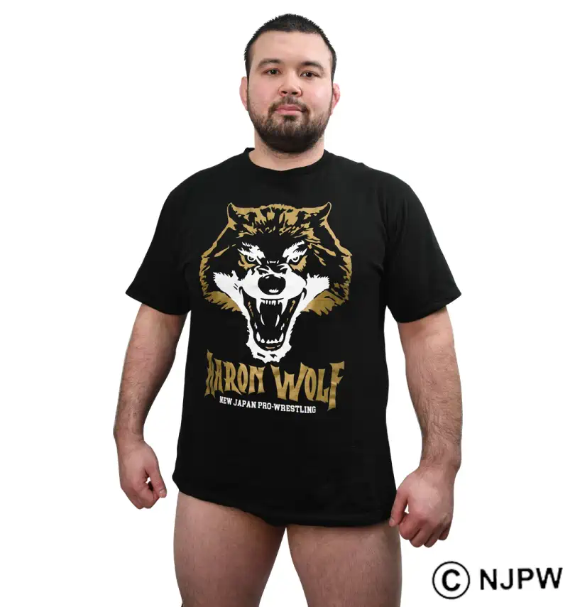 大きいサイズ ウルフアロン半袖Tシャツ | 新日本プロレス (シンニホン
