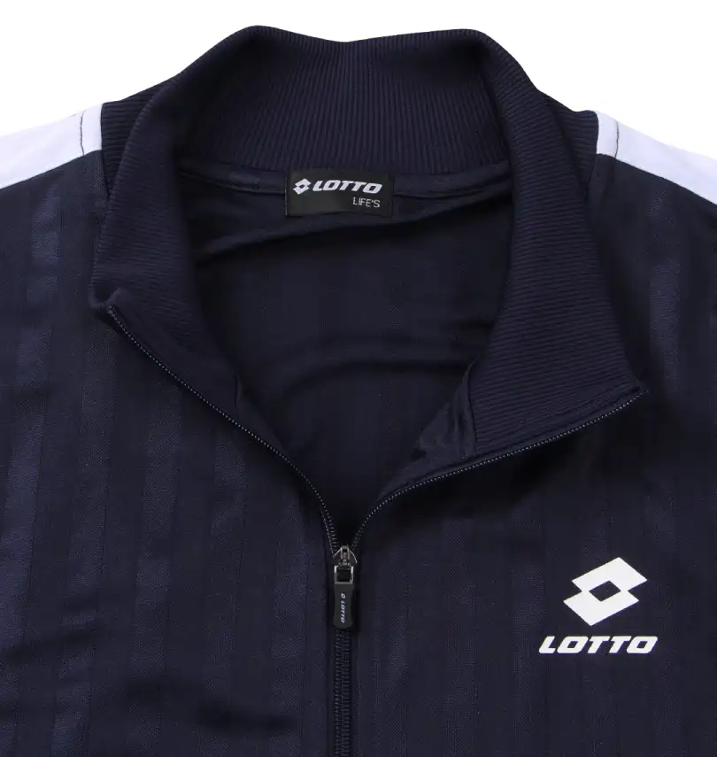 大きいサイズ シャドーストライプジャージジャケット | LOTTO (ロット