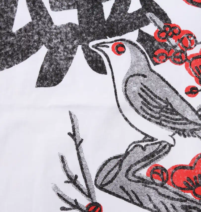 大きいサイズ 花札絵デザイン半袖Tシャツ | 魂 (タマシイ) | 大きい