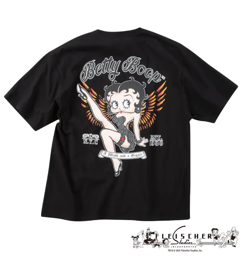 大きいサイズ 半袖Tシャツ | BETTY BOOP (ベティ ブープ) | 大きい 
