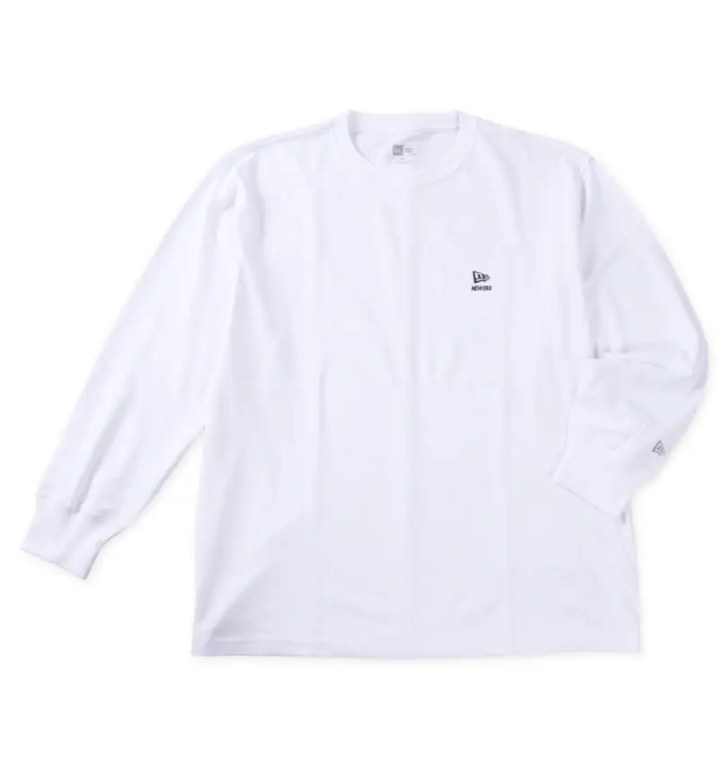 大きいサイズ アウトラインズームアップロゴ長袖Tシャツ | NEW ERA 