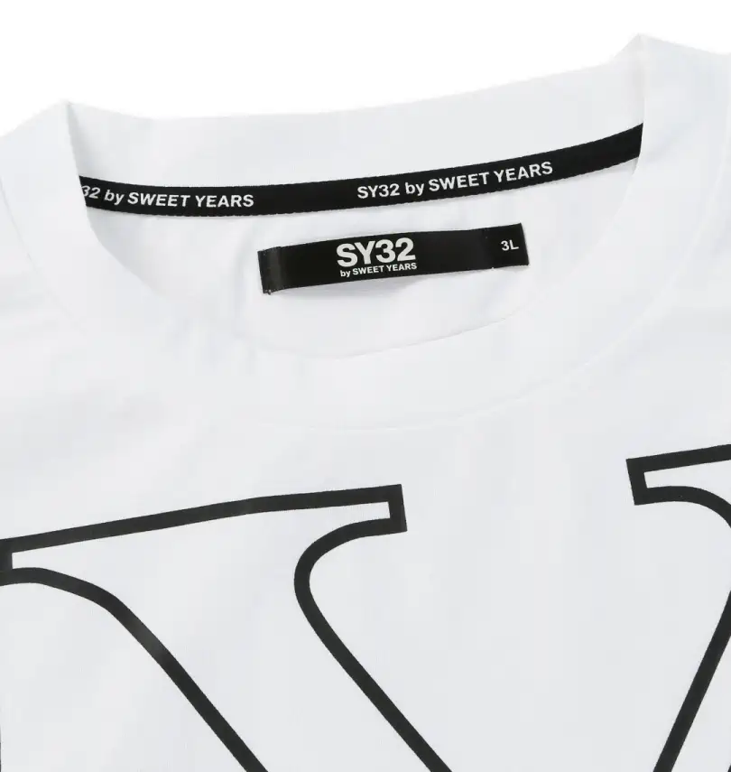 大きいサイズ ビッグロゴ半袖Tシャツ | SY32 by SWEET YEARS (エスワイ