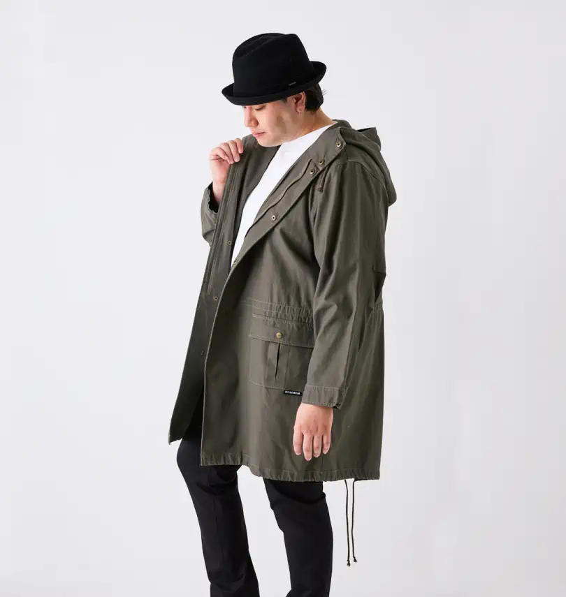 BUNDESWEAR M-51 ツイルズモッズコート　カーキ　大きいサイズ　6L 大きいサイズ M-51ツイルモッズコート | BUNDESWEAR (ブンデスウエアー