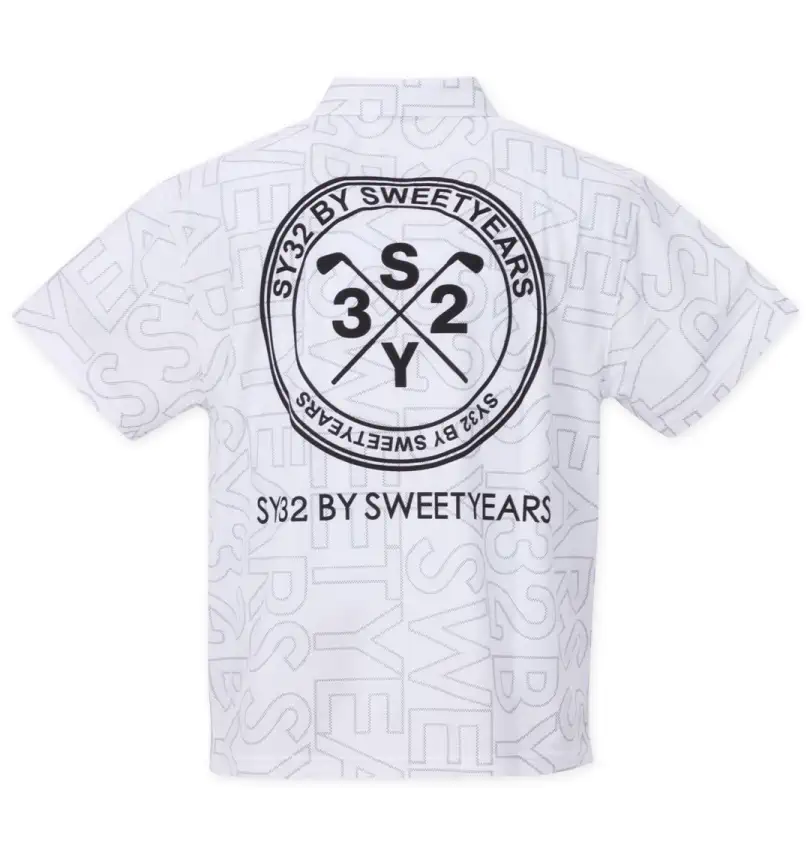 大きいサイズ SYGマリンロゴ半袖ポロシャツ | SY32 by SWEET YEARS