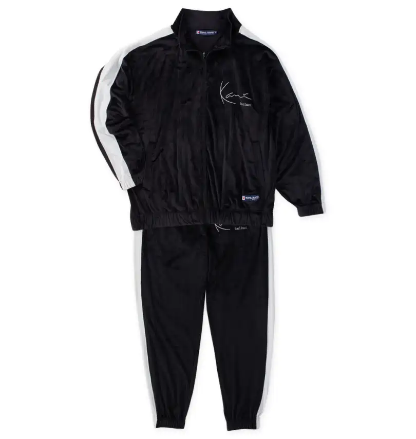 カールカナイ　セットアップ　2XL　ブラック　ベロア 大きいサイズ ベロアセット | KARL KANI (カール カナイ) | 大きい