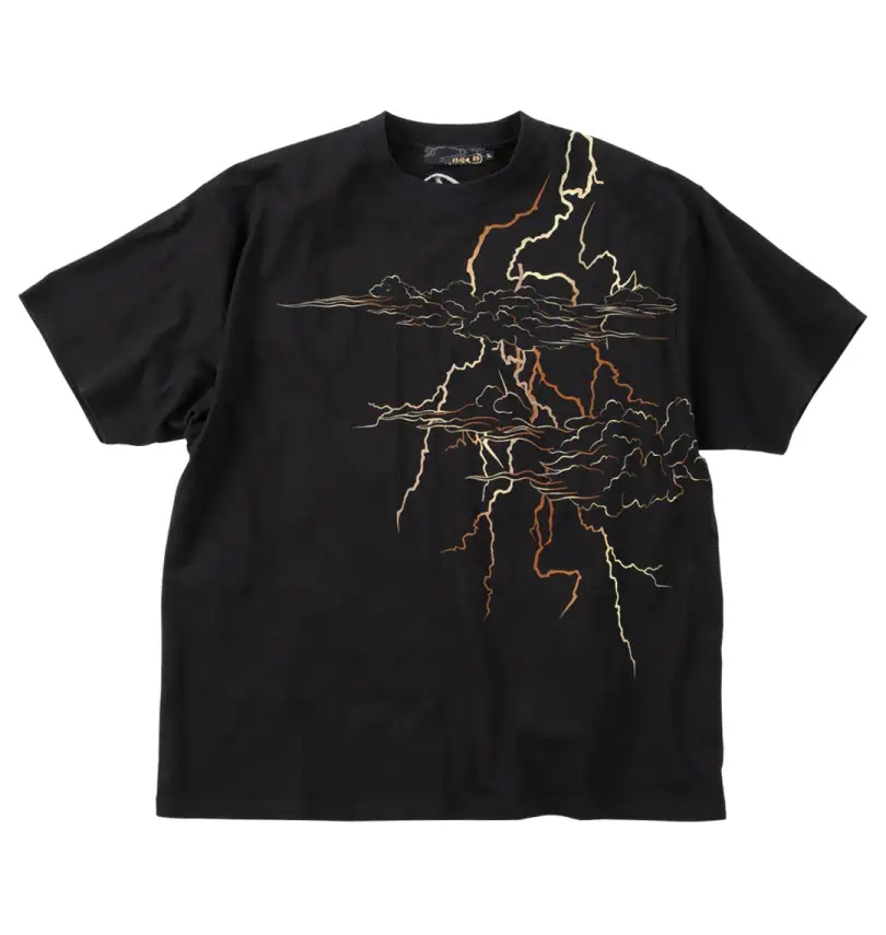 大きいサイズ 龍×富士半袖Tシャツ | 絡繰魂 (カラクリタマシイ
