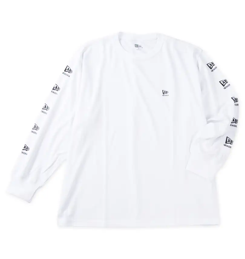 大きいサイズ フラッグ&ワードマーク長袖Tシャツ | NEW ERA 
