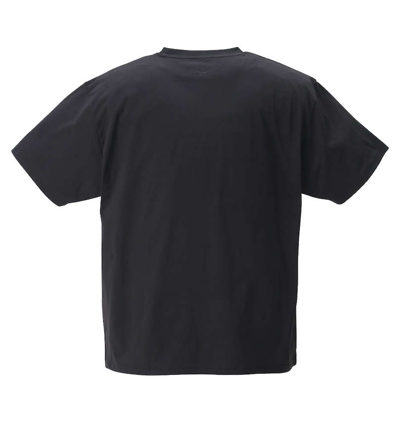 大きいサイズ メンズ UMBRO (アンブロ) コットンライク半袖Tシャツ バックスタイル