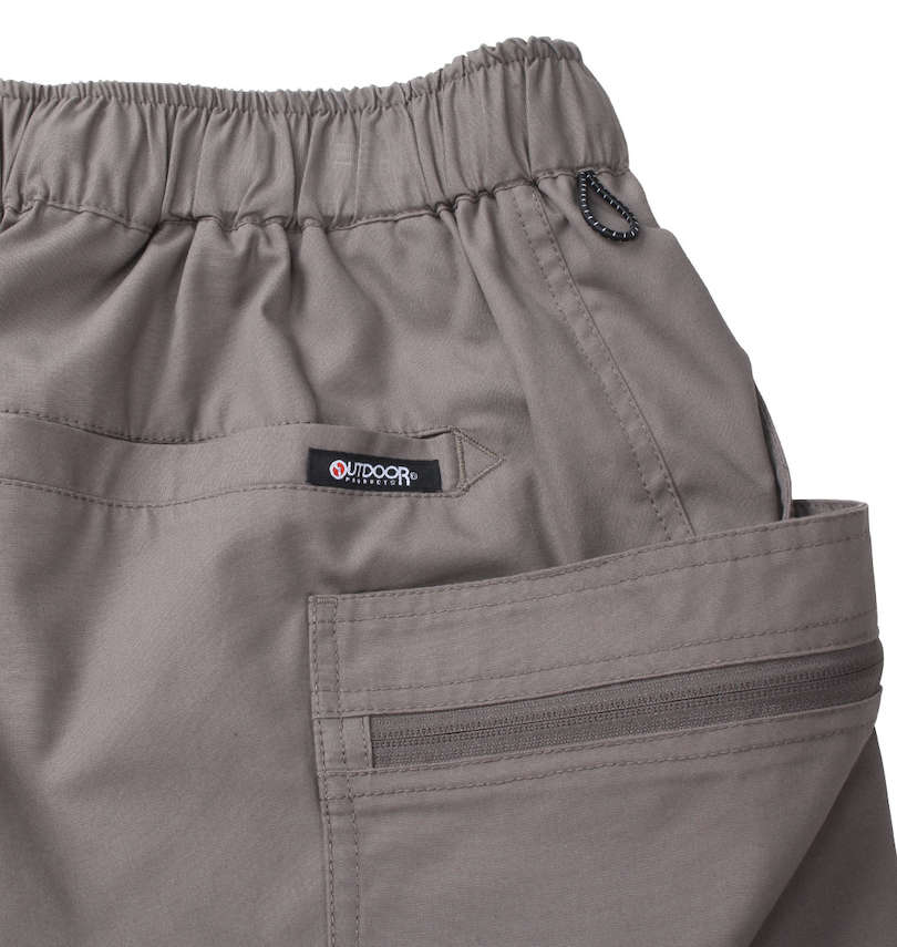 大きいサイズ メンズ OUTDOOR PRODUCTS (アウトドア プロダクツ) TCウェザークライミングハーフパンツ
                        バックポケット