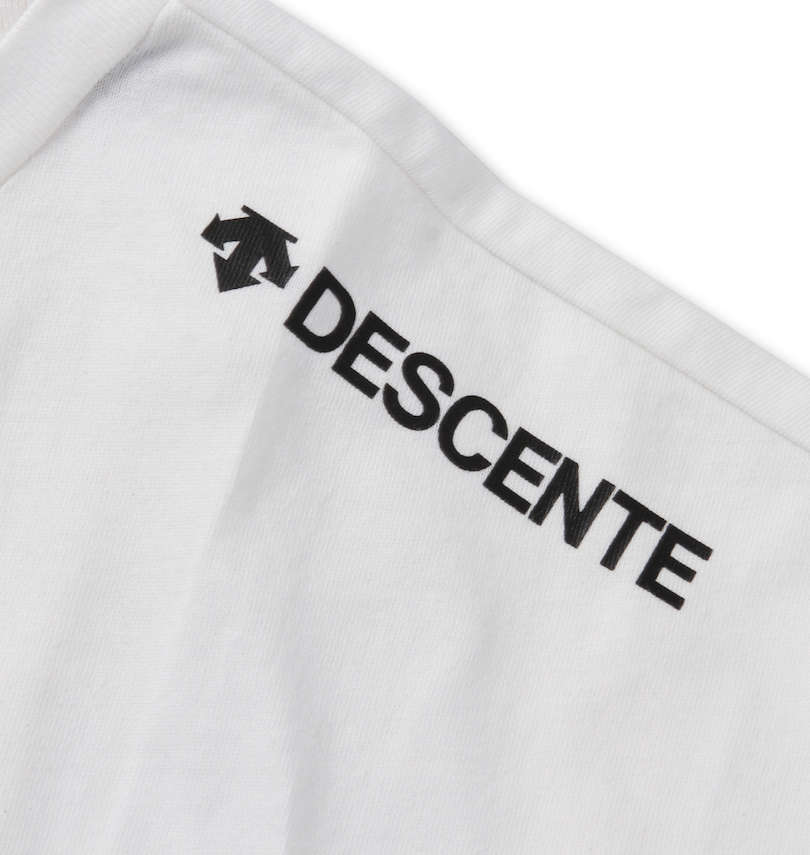 大きいサイズ メンズ DESCENTE (デサント) ドライコットン長袖Tシャツ 肩プリント