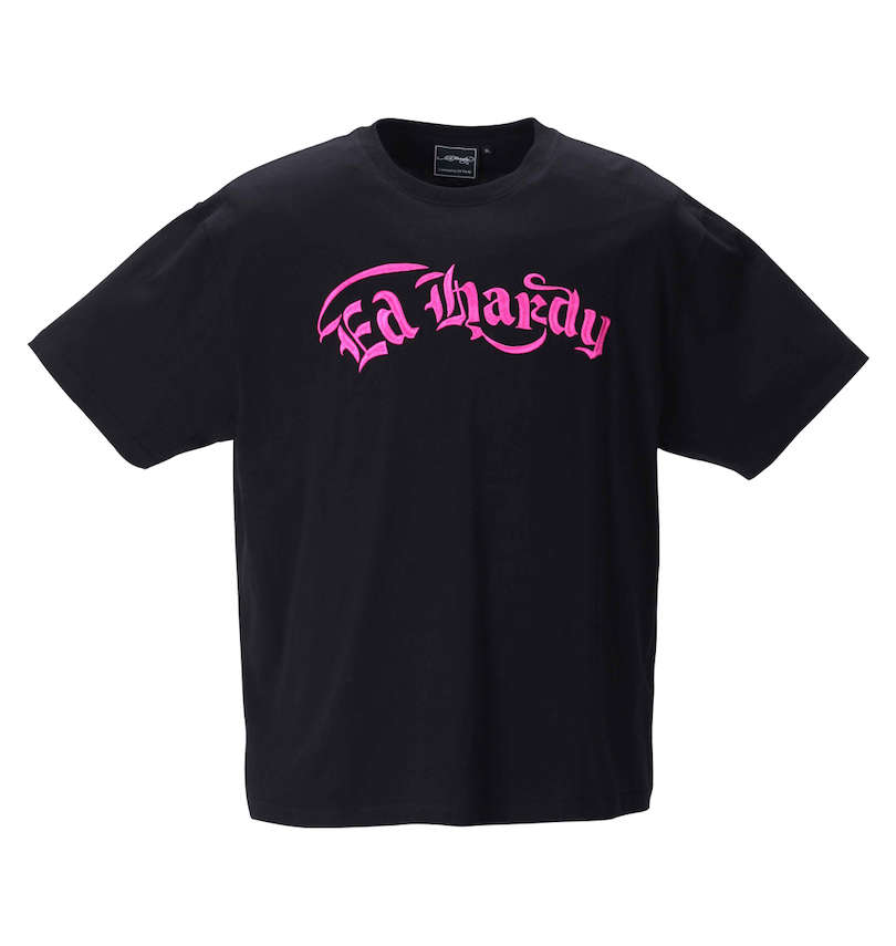 大きいサイズ メンズ Ed Hardy (エドハーディ) 刺繍半袖Tシャツ 