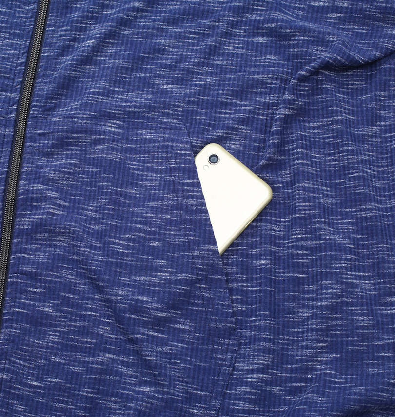 大きいサイズ メンズ launching pad (ランチングパッド) 杢テレコフルジップパーカー+半袖Tシャツ パーカーサイドポケット