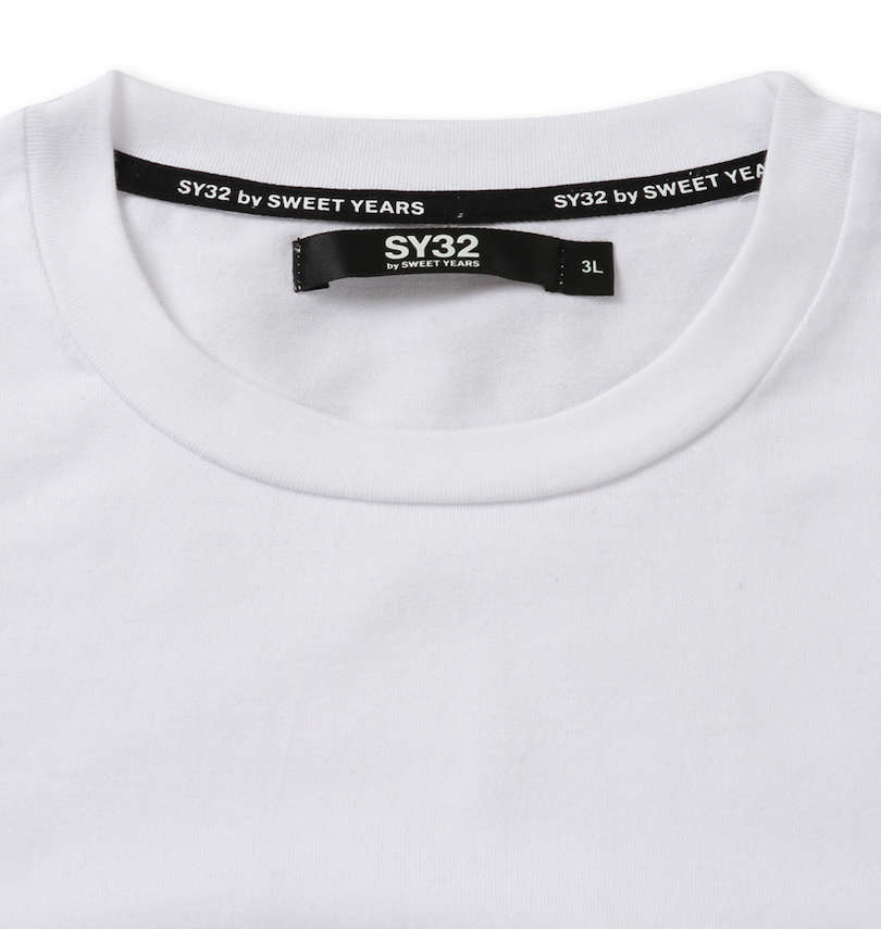 大きいサイズ メンズ SY32 by SWEET YEARS (エスワイサーティトゥバイスィートイヤーズ) ハートボックスロゴ長袖Tシャツ 