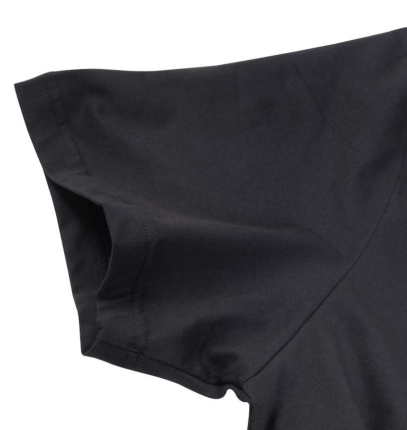 大きいサイズ メンズ adidas (アディダス) All Blacks コットン半袖Tシャツ 袖口