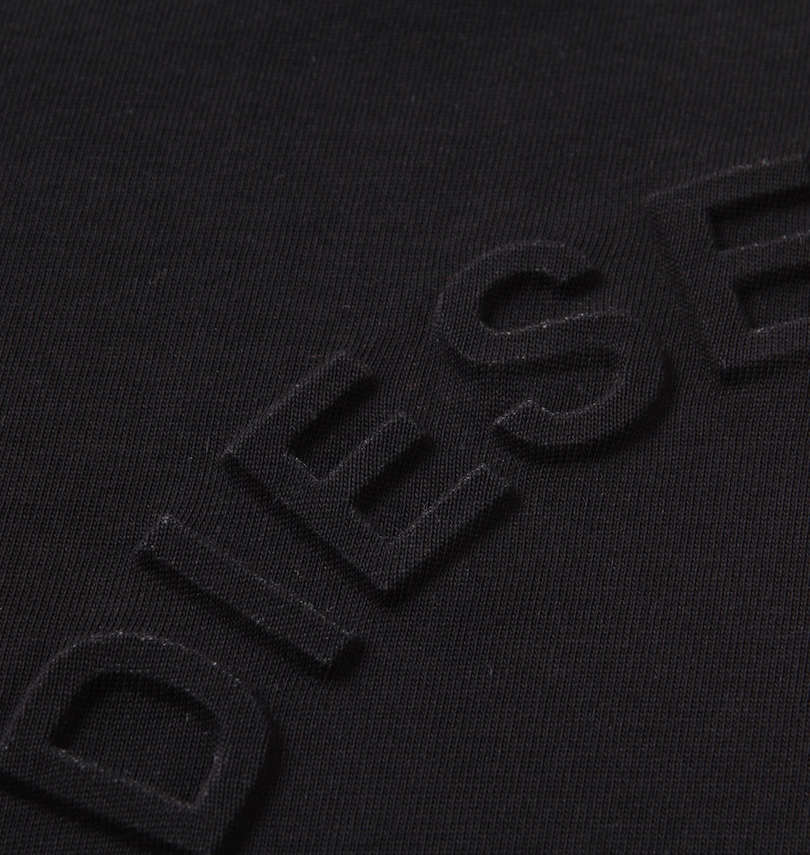 大きいサイズ メンズ DIESEL (ディーゼル) 半袖Tシャツ エンボス加工