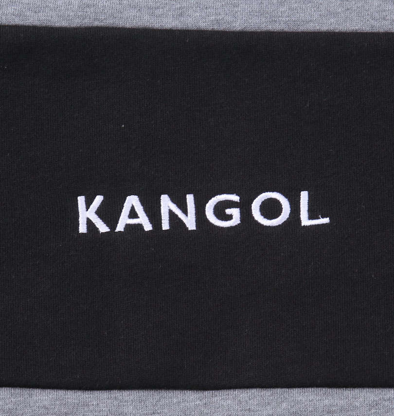 大きいサイズ メンズ KANGOL (カンゴール) 裏起毛クルートレーナー フロント刺繍