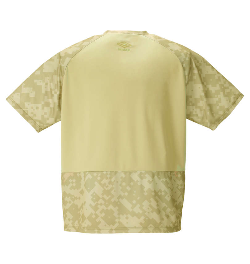 大きいサイズ メンズ UMBRO (アンブロ) グラフィックプラクティス半袖Tシャツ バックスタイル