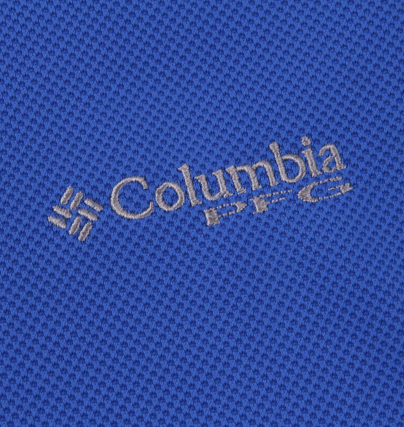 大きいサイズ メンズ Columbia (コロンビア) パーフェクトキャスト半袖ポロシャツ 刺繍拡大