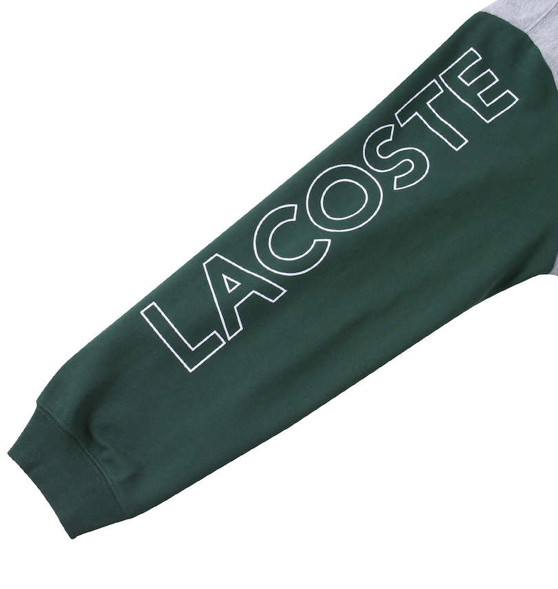 大きいサイズ メンズ LACOSTE (ラコステ) フルジップパーカー 右袖