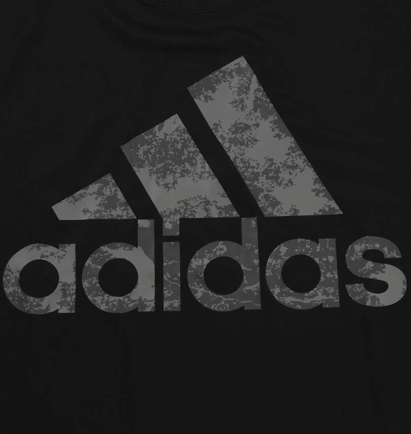 大きいサイズ メンズ adidas (アディダス) ビッグロゴ半袖Tシャツ フロントプリント