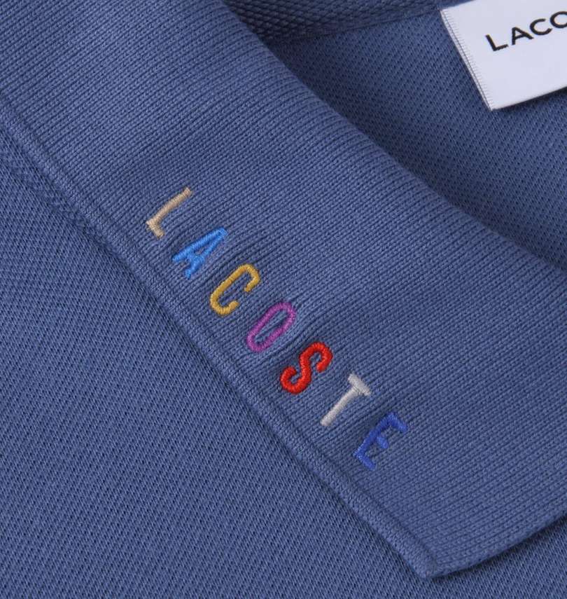 大きいサイズ メンズ LACOSTE (ラコステ) 半袖ポロシャツ 襟の刺繍