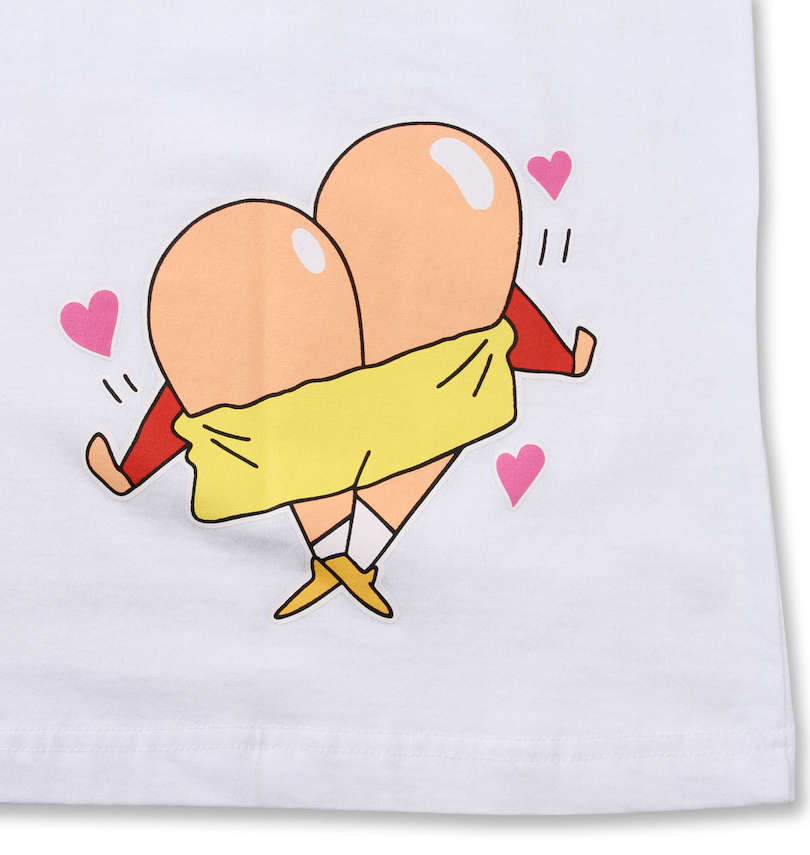 大きいサイズ メンズ クレヨンしんちゃん (クレヨンシンチャン) プリント半袖Tシャツ バックプリント