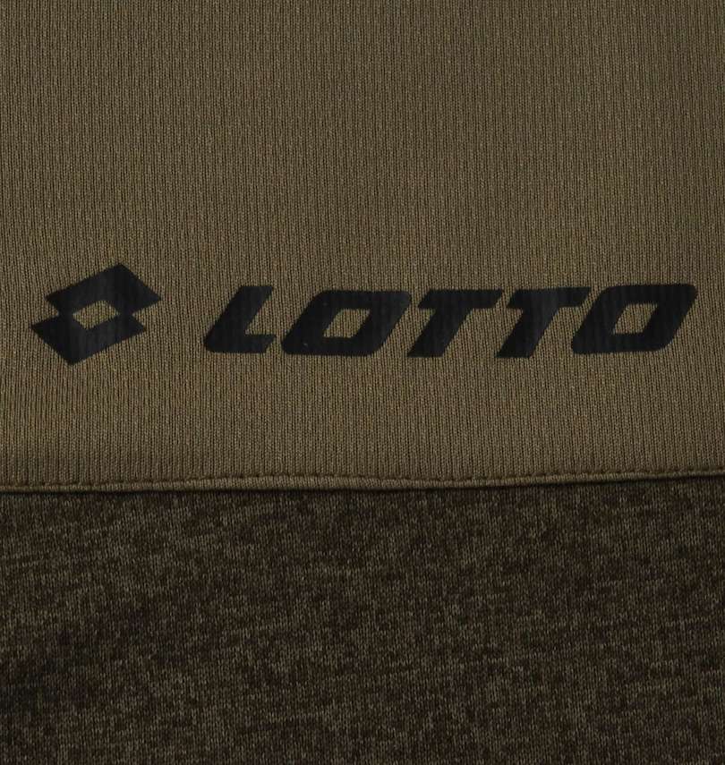 大きいサイズ メンズ LOTTO (ロット) 杢DRYメッシュ半袖Tシャツ 胸プリント